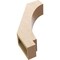 Ekena Millwork 5-inch W x 16-inch D x 22-inch H Imperial Rough Cedar Woodgrain TimberThane Knee Brace, Primed BRCUR05X16X22IMPRCPR - alternate 3